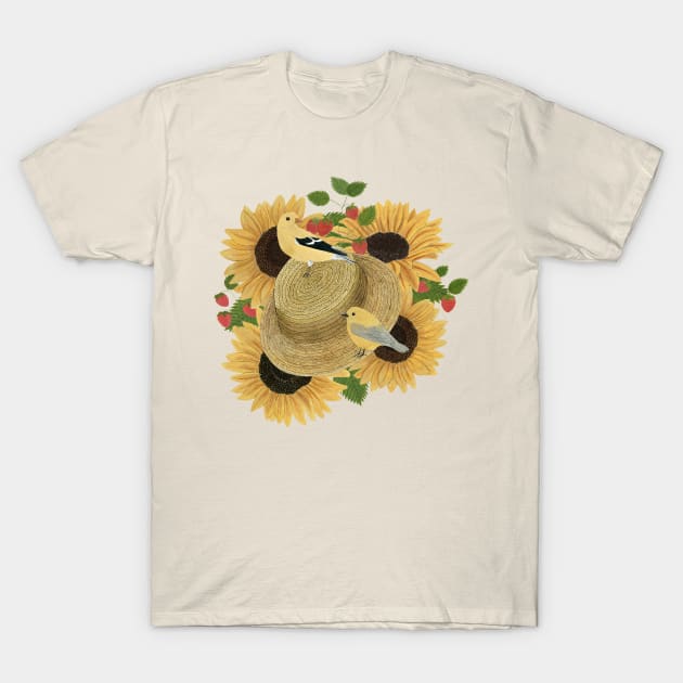 Sunflower Song T-Shirt by annyamarttinen